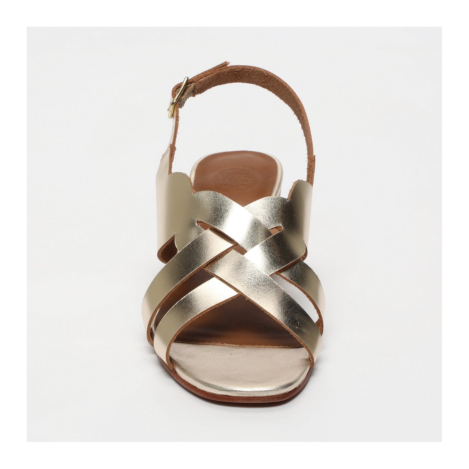 White Sun - Sandales Ã  Talons Deepanjali - Or