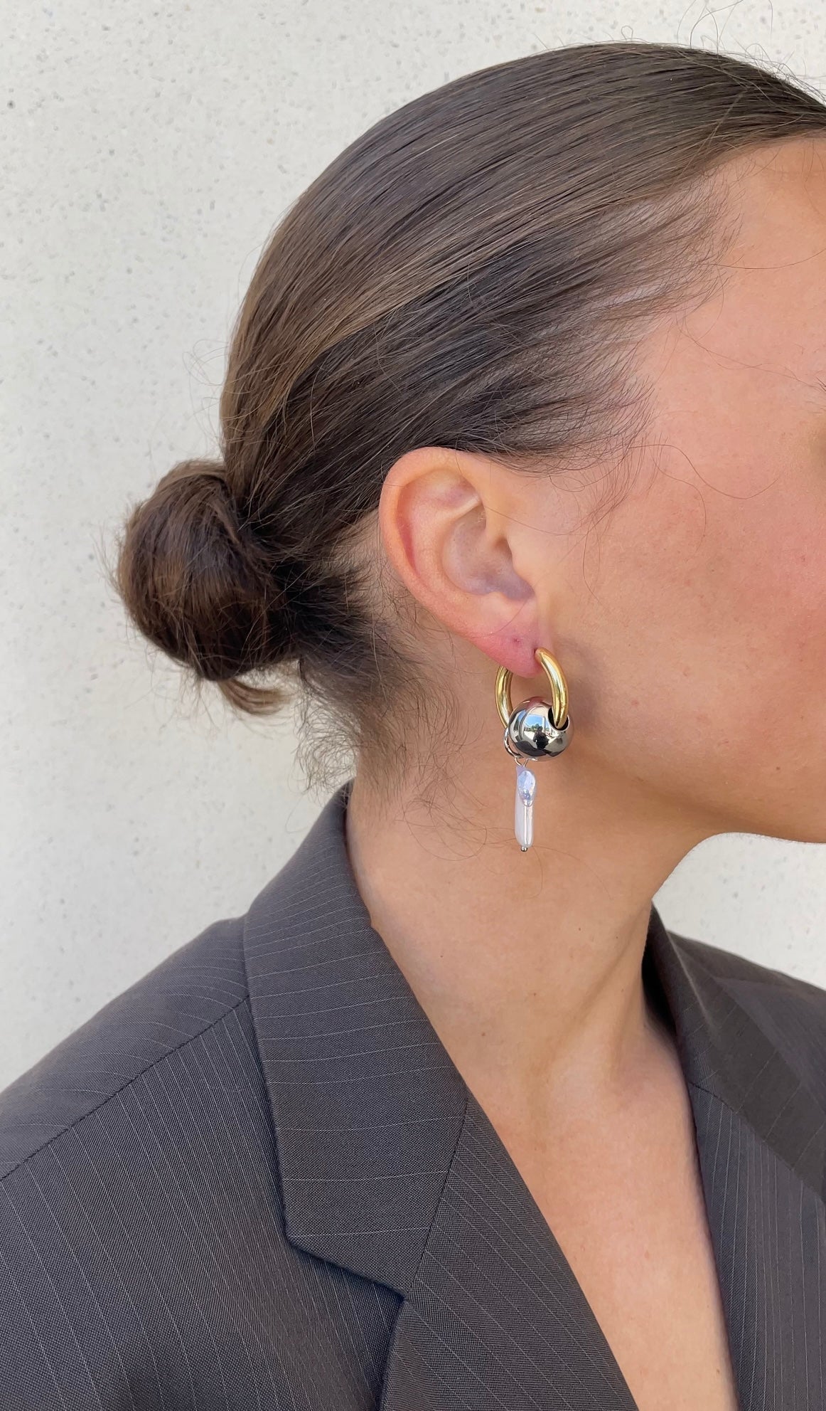 Boucles D'Oreilles Asymmetric Grunge