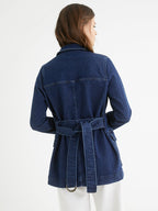 Saharienne Deni - Bleu Fonce Uni - Femme