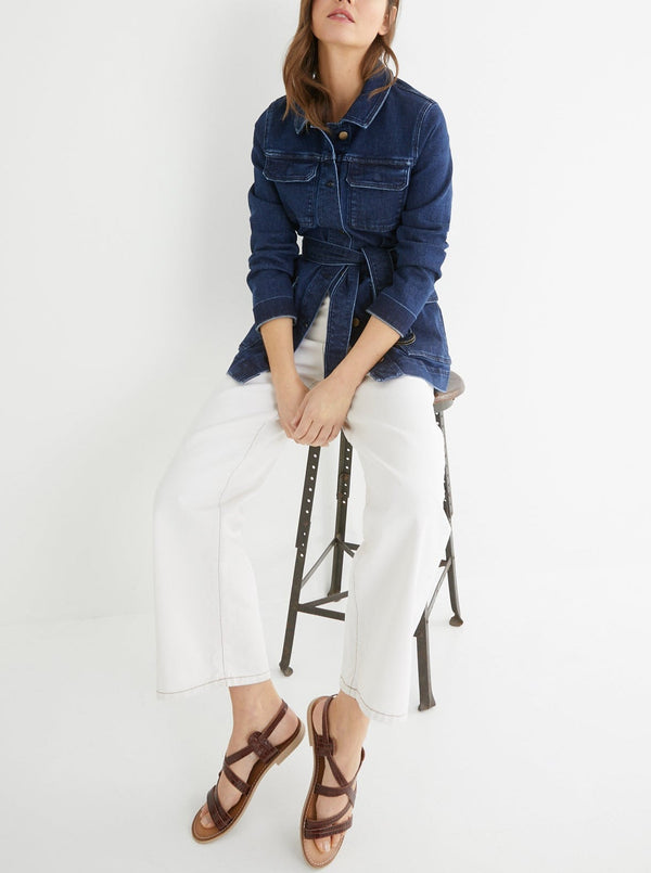 Saharienne Deni - Bleu Fonce Uni - Femme