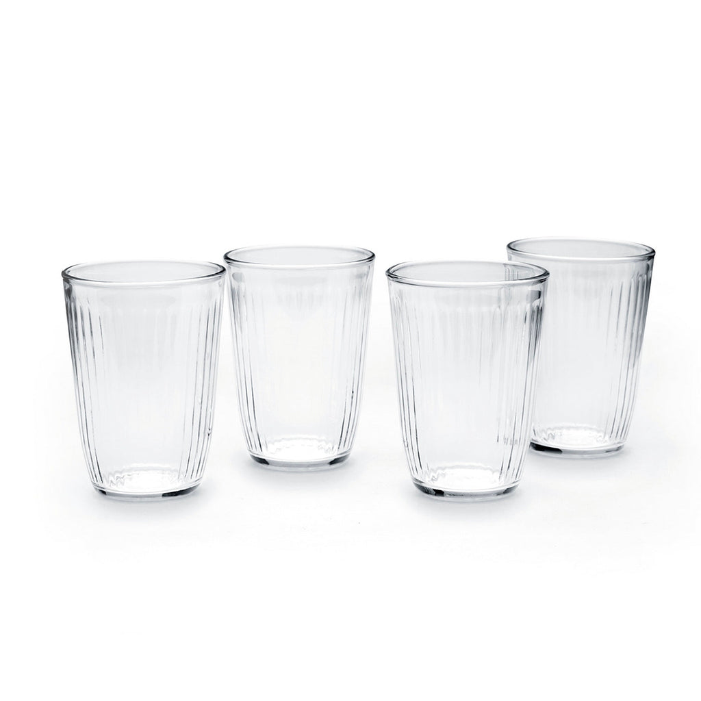 Lot De 4 Gobelets Hauts - Transparent