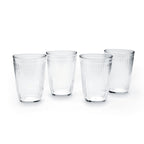 Lot De 4 Gobelets Hauts - Transparent