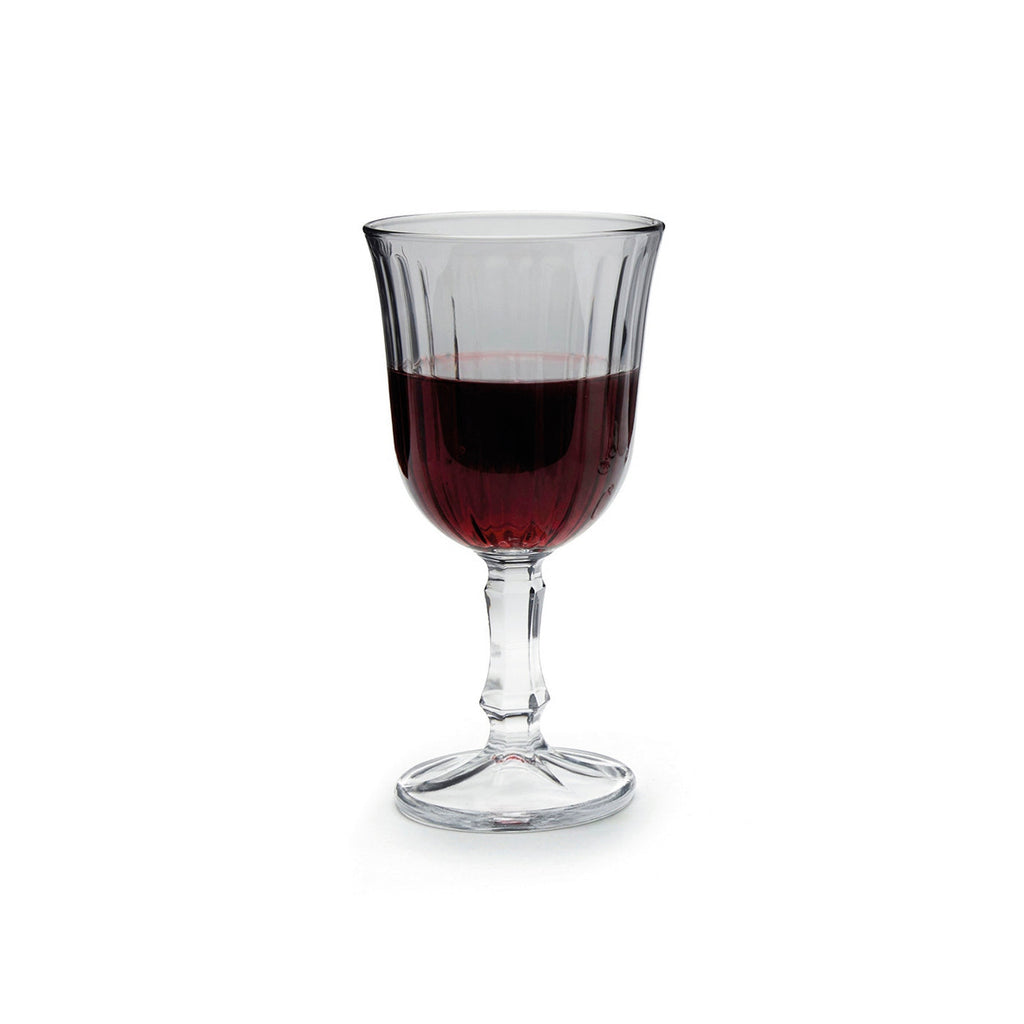 Lot De 4 Verres À Vin - Gris Foncé