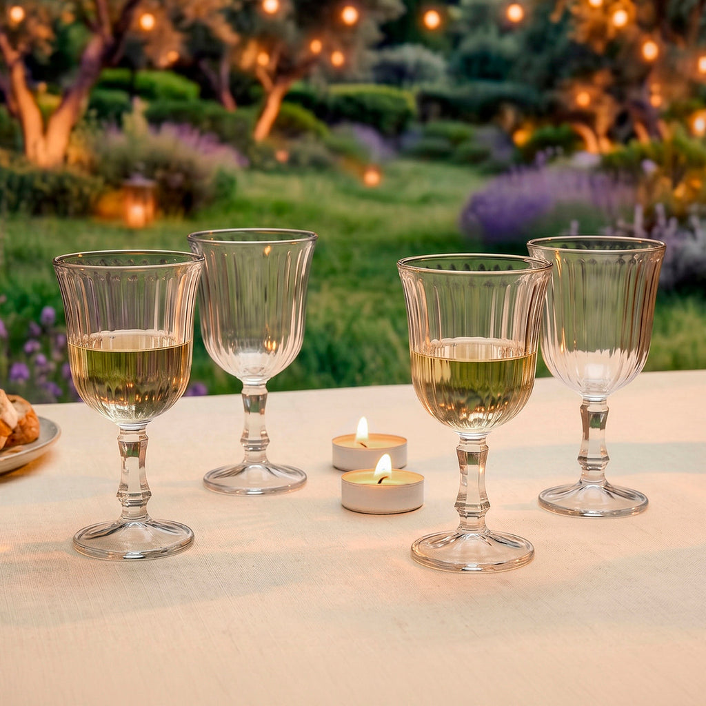 Lot De 4 Verres À Vin - Transparent