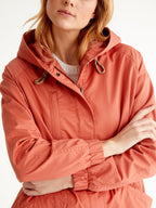 Parka Light - Orange Fonce Grise - Femme