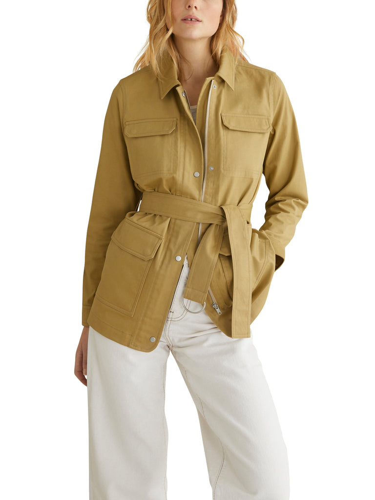 Cyrillus - Saharienne Zipp - Vert Moyen Uni - Femme