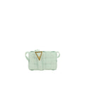 Bottega Veneta Intreccio Leather Shoulder Bag - Green - Femme