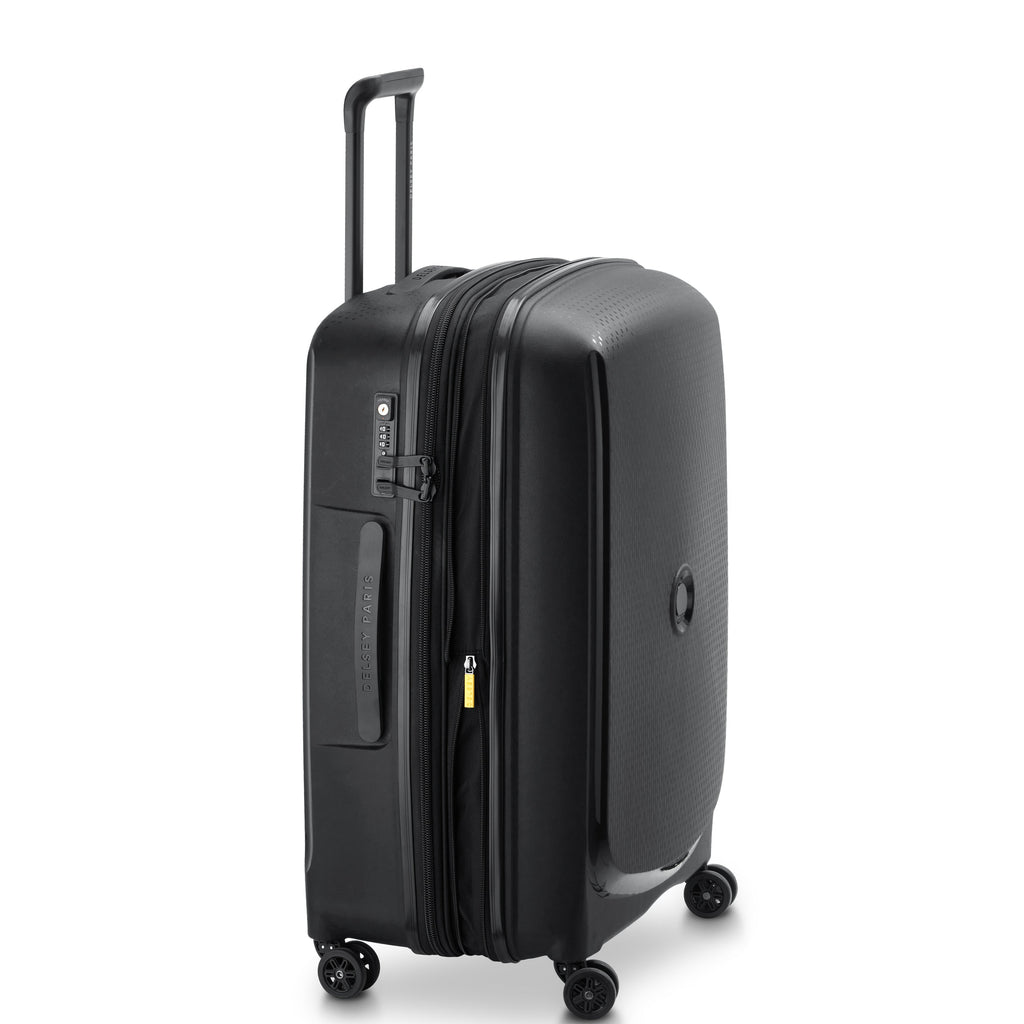 Valise Moyen Séjour Extensible - Belmont Plus - L (71cm) - Matière Recyclée - Noir