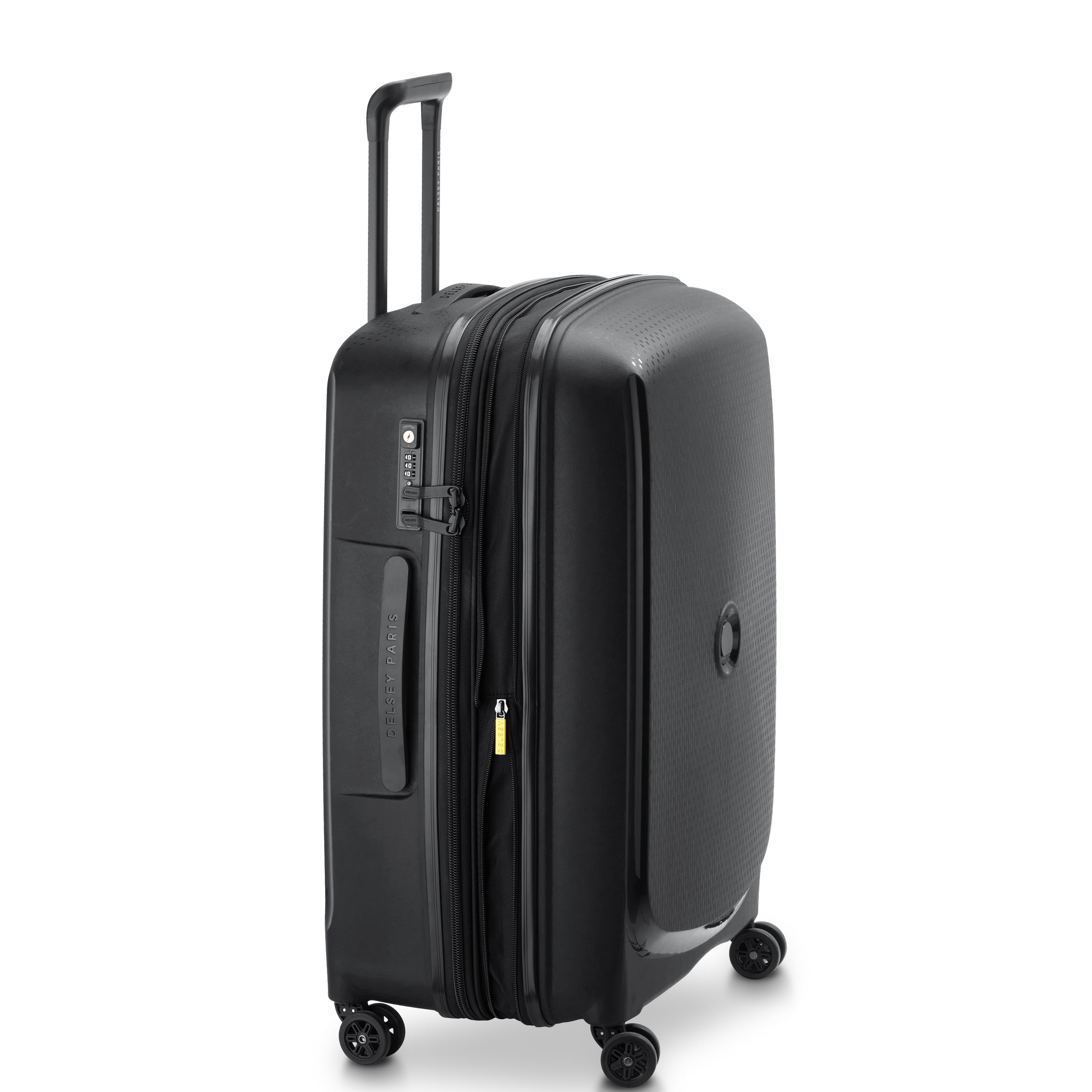 Valise Moyen Séjour Extensible - Belmont Plus - L (71cm) - Matière Recyclée - Noir