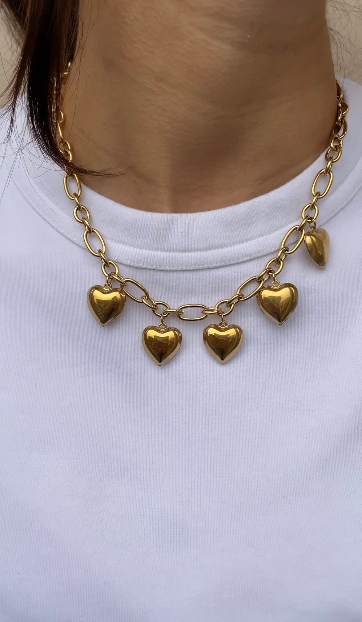 Collier Multi Heart