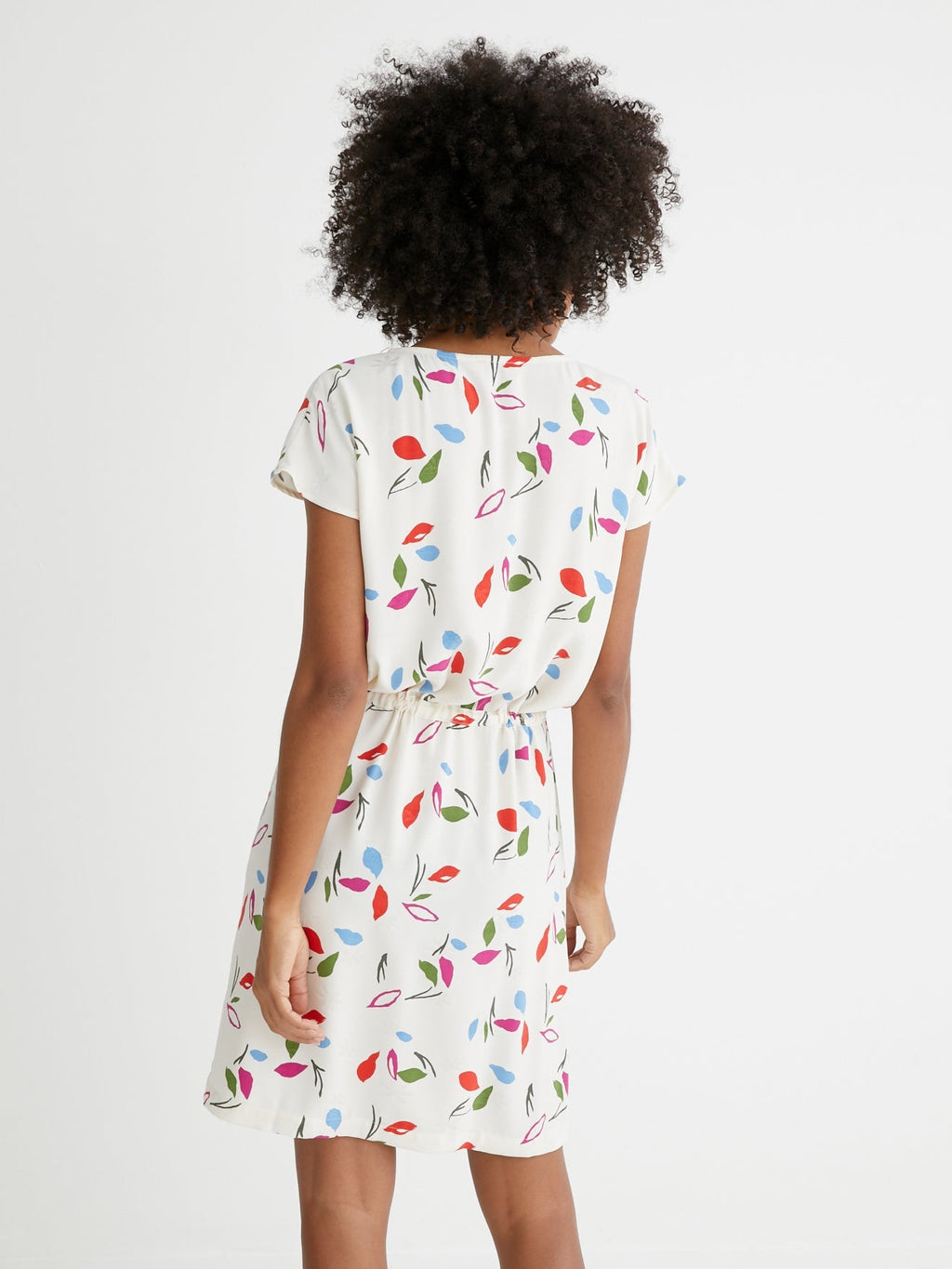 Robe Mathis - Blanc Moyen Imprime 3 - Femme