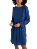 Robe Unie Ml Co - Bleu Fonce Uni 3 - Femme
