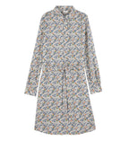 Robe Lib Poppy - Bleu Fonce Imprime - Femme