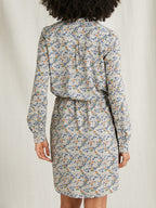 Robe Lib Poppy - Bleu Fonce Imprime - Femme