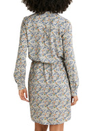 Robe Lib Poppy - Bleu Fonce Imprime - Femme