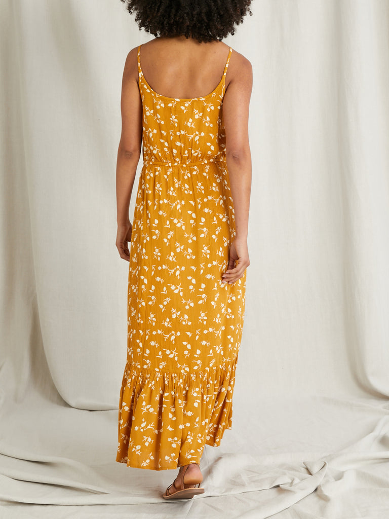 Cyrillus - Robe Isadora Ja - Jaune Fonce Imprime - Femme