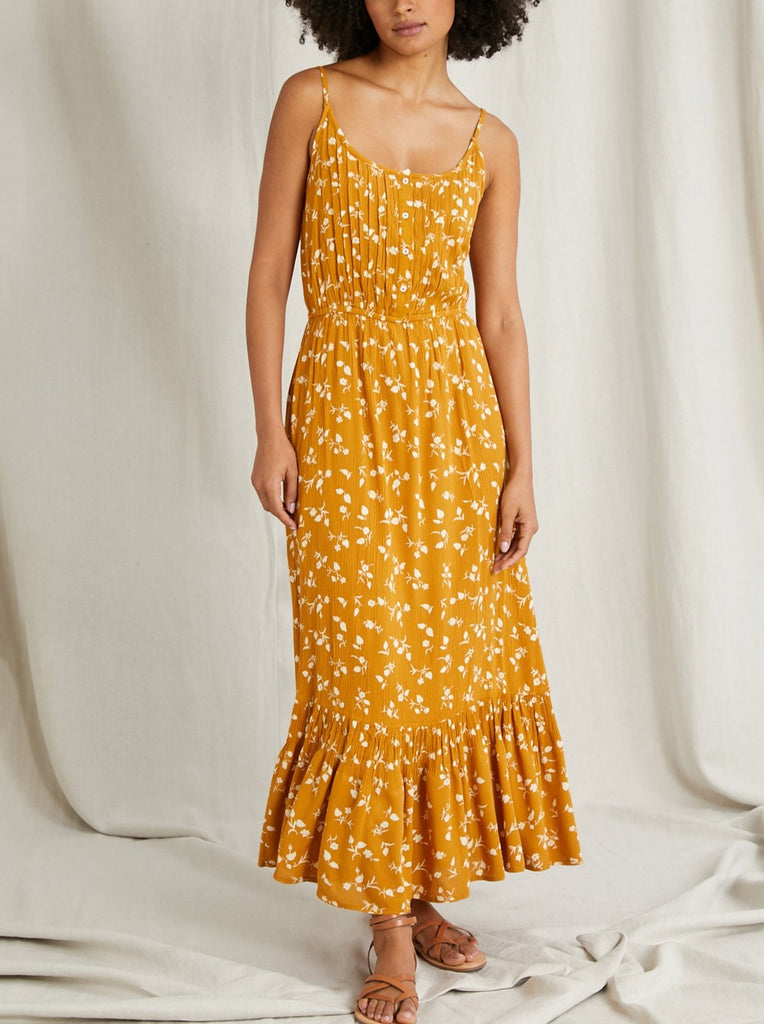 Cyrillus - Robe Isadora Ja - Jaune Fonce Imprime - Femme