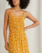 Robe Isadora Ja - Jaune Fonce Imprime - Femme