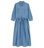 Robe L Denim Li - Bleu Clair DelaVeste - Femme