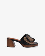 Sandales Rose - Noir