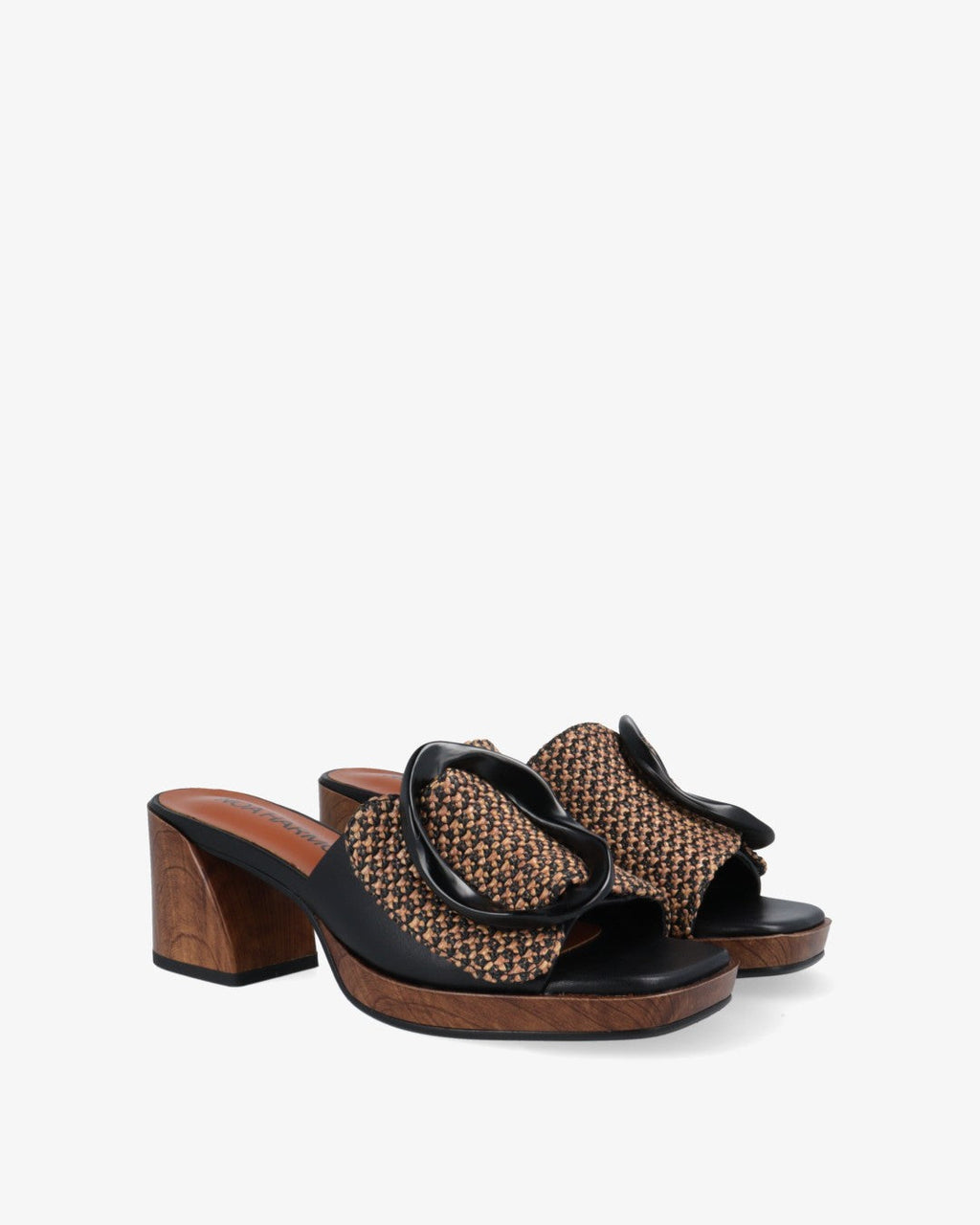 Sandales Rose - Noir