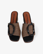 Sandales Rose - Noir