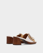 Sandales Rose - Blanc