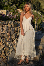 Robe Longue Rebecca - Crème