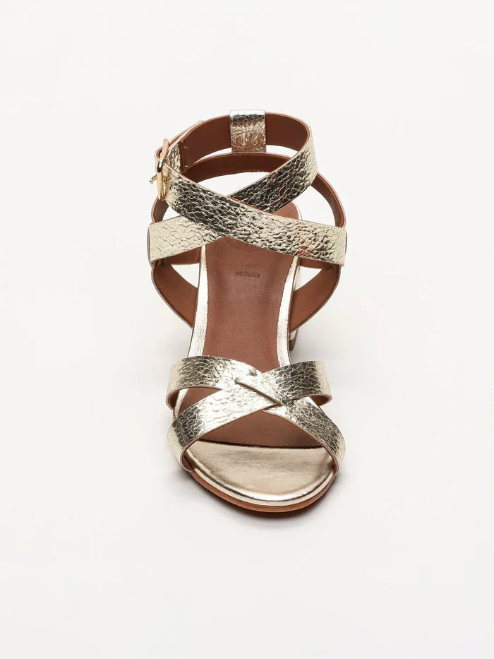 Sandales À Talons Anaba - Light Gold