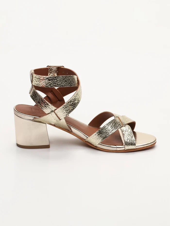 Sandales À Talons Anaba - Light Gold