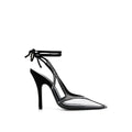 Escarpins - The Attico Venus Chrome Slingback - Black