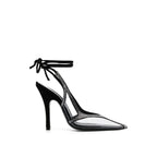 Escarpins The Attico Venus Chrome Slingback - Black - Femme