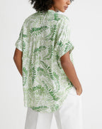 Top Imp Fougere - Vert Moyen Imprime - Femme