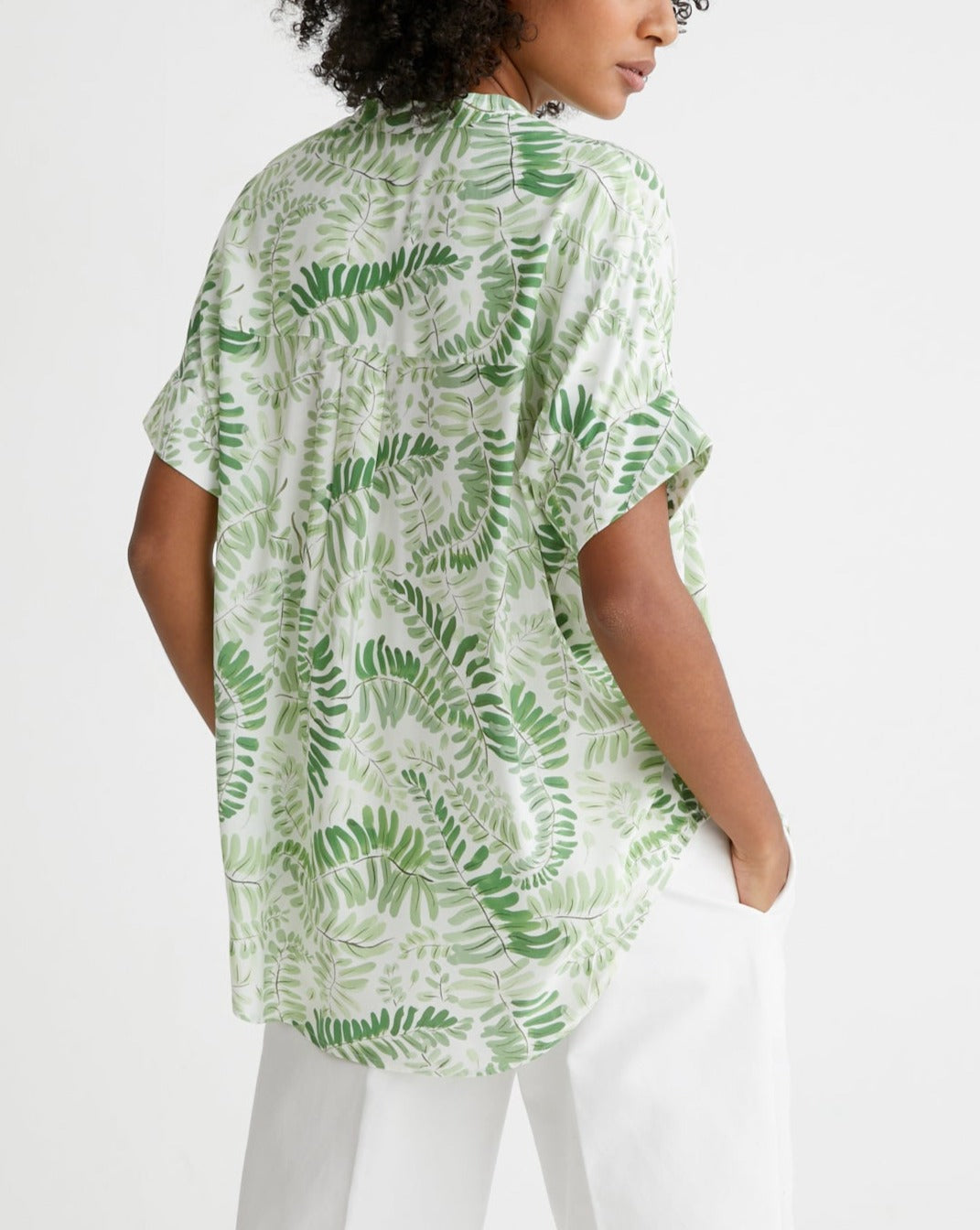 Top Imp Fougere - Vert Moyen Imprime - Femme