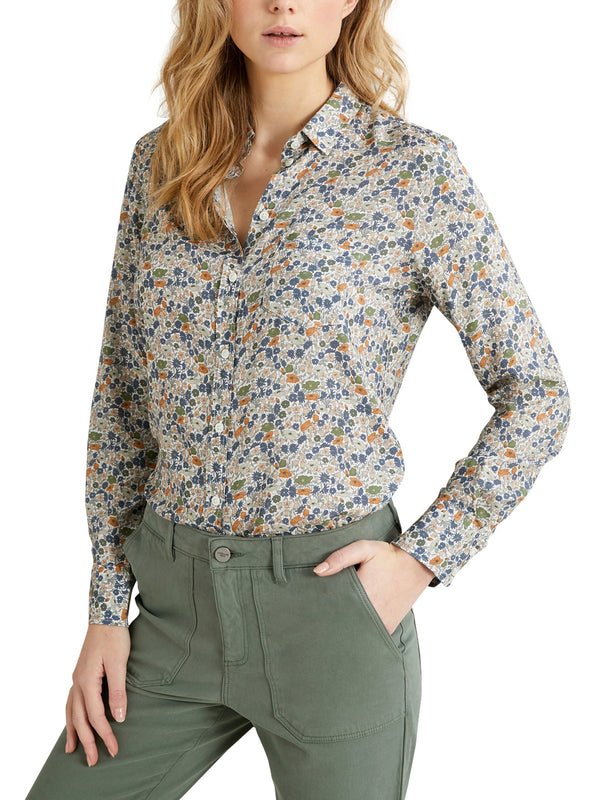 Chemise Ico Libert - Bleu Fonce Imprime - Femme