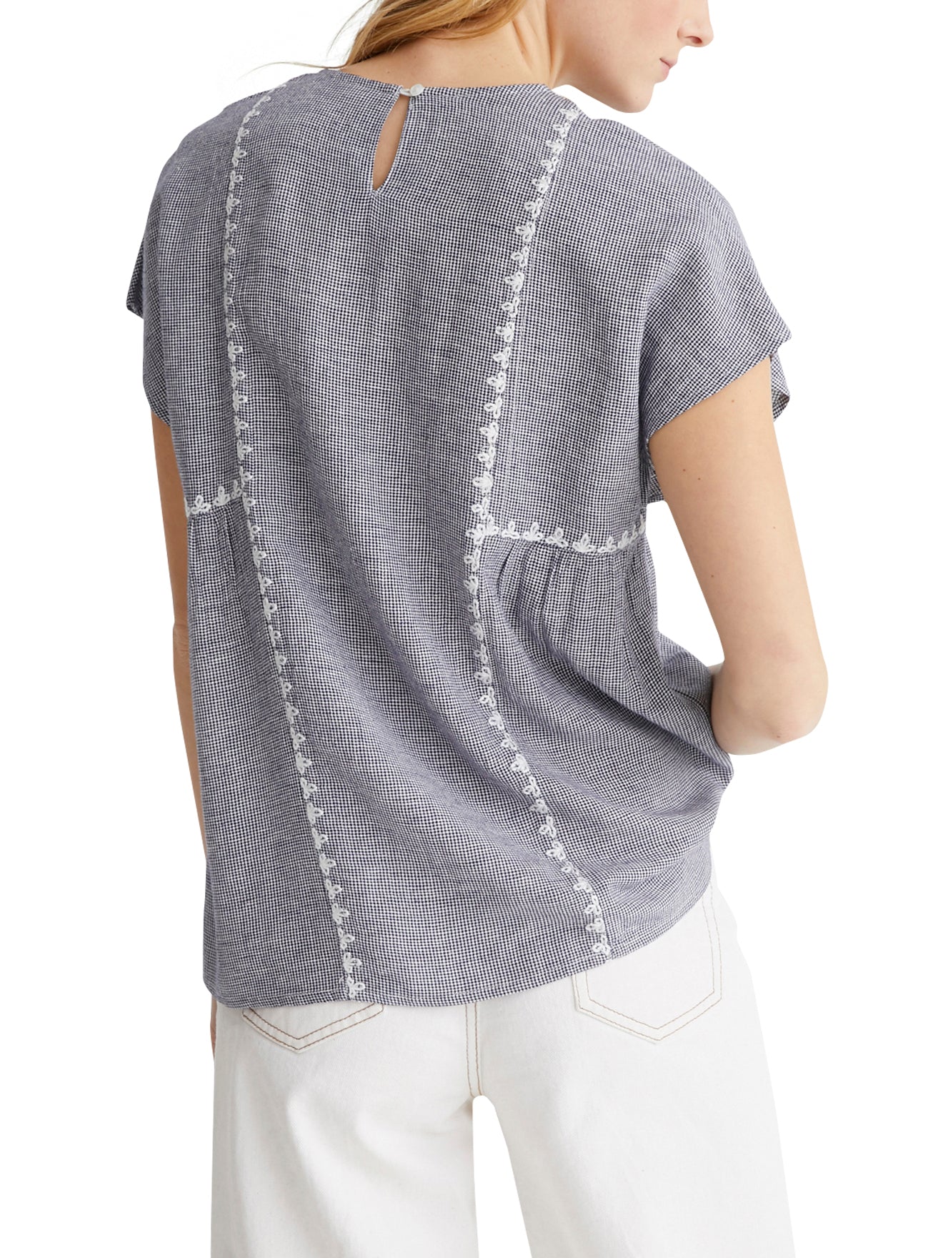 Blouse Pdp - Bleu Fonce Multicolore - Femme