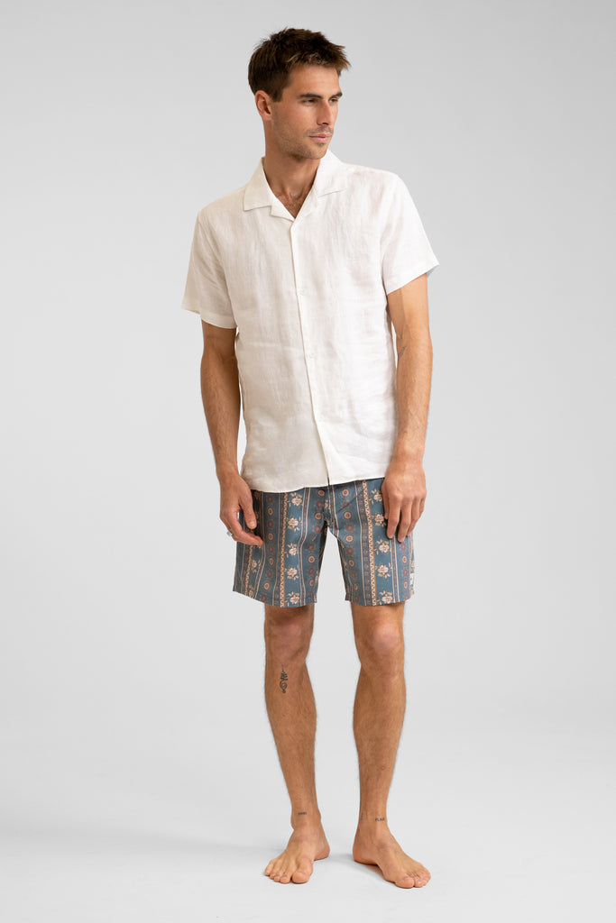 Rhythm - Short De Bain Vintage Stripe Trunk - Slate - Homme