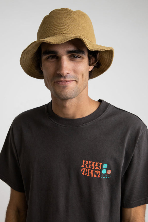 Rhythm - Chapeau Reverse Terry Bucket - Sand - Homme