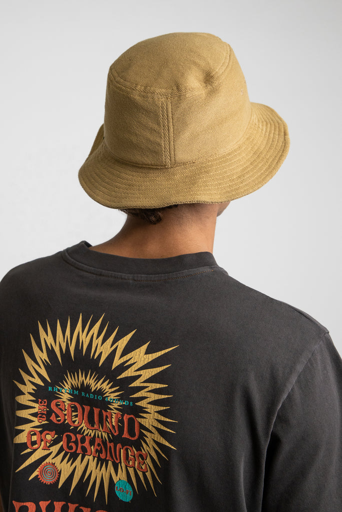 Rhythm - Chapeau Reverse Terry Bucket - Sand - Homme
