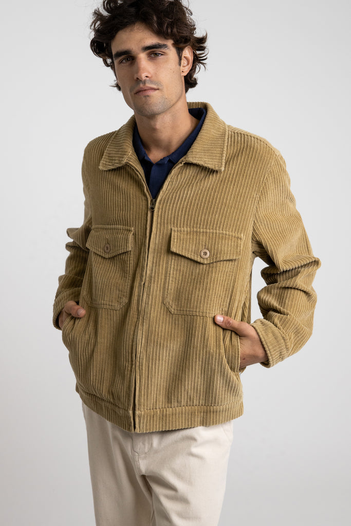 Rhythm - Veste Mechanic Cord - Sand - Homme