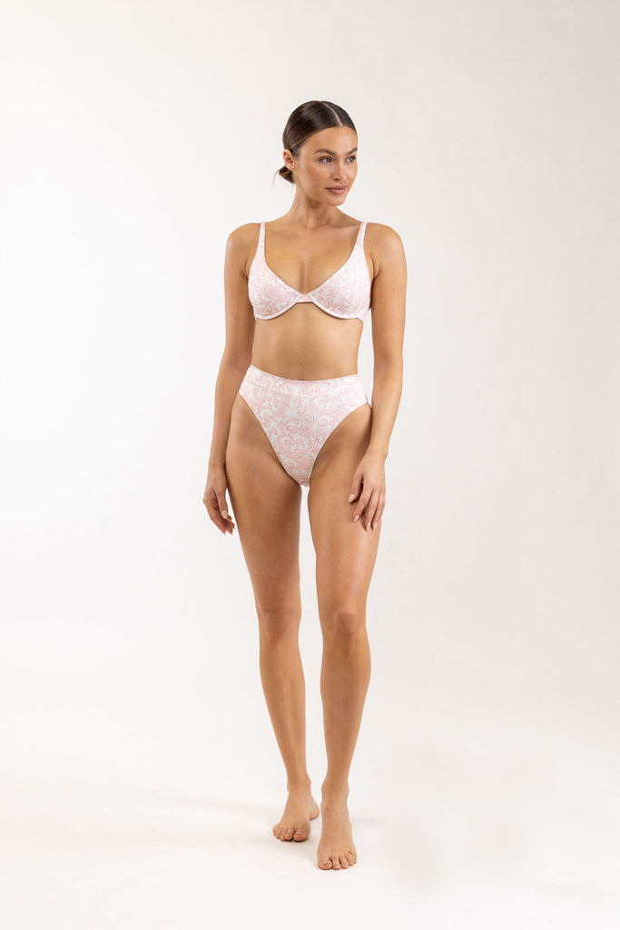 Rhythm - Haut de Maillot Fiji Underwire - Rose - Femme
