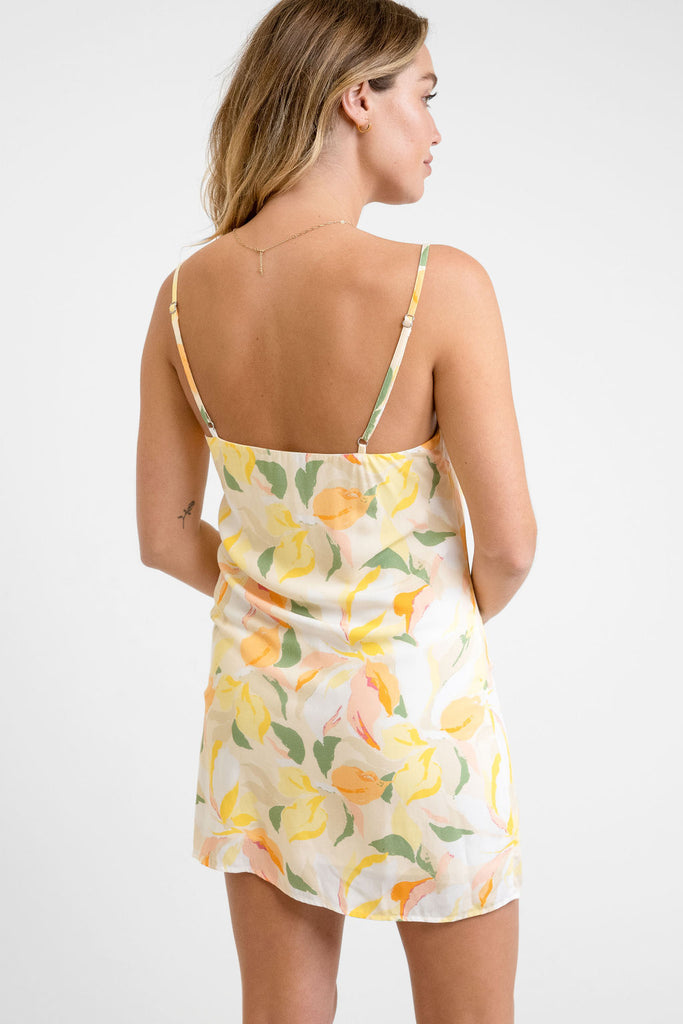 Rhythm - Robe Ivy Slip Mini - Apricot - Femme