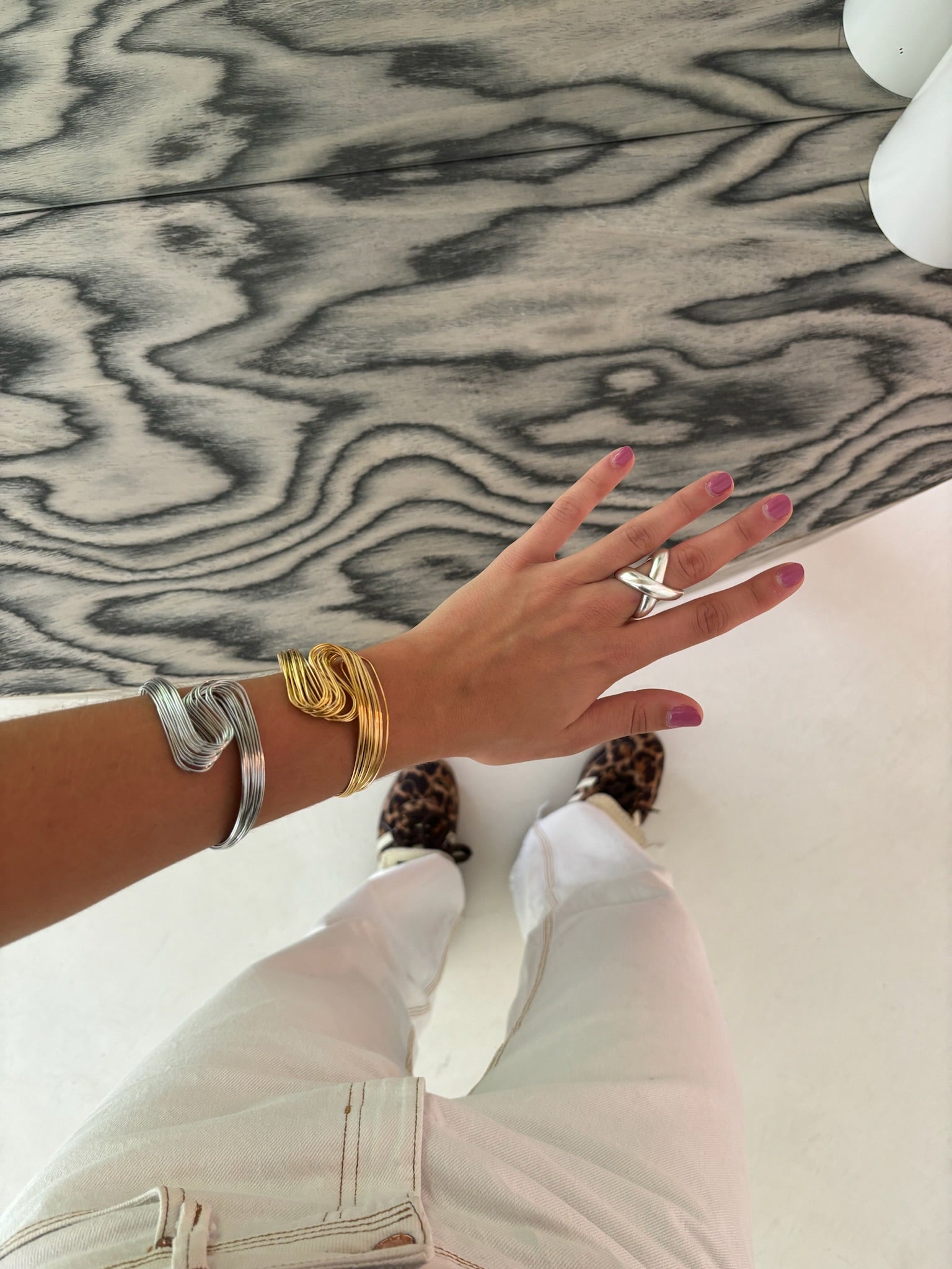 Bracelet Wave Plata