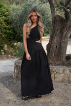 Robe Longue Émeline - Noire