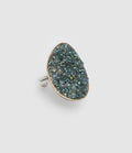 Lsonge - Bague Sublime Stella Xl Vert Or - Femme