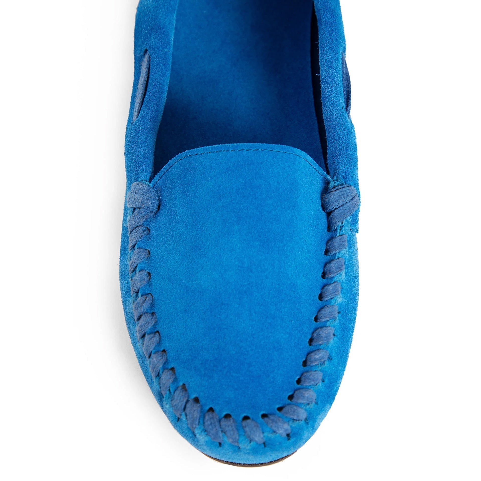 Mocassins The Row Mabel Leather - Blue - Femme