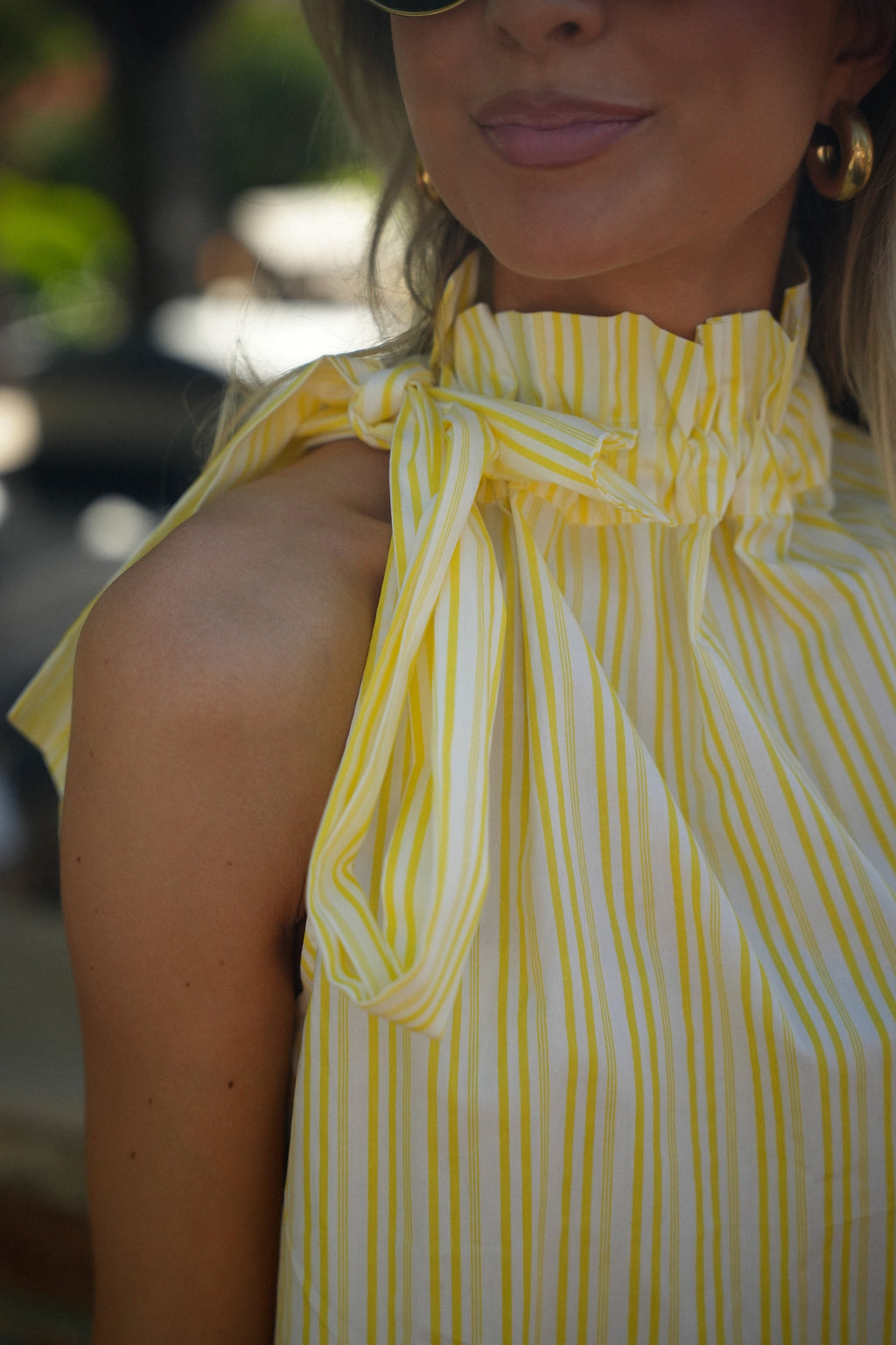 Top Rayé Fabio - Jaune