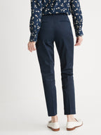Pantalon Cig Satin De Co - Beige Clair Uni - Femme