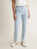 Pantalon Cargo Raye - Bleu Moyen Raye - Femme