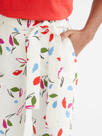 Cyrillus - Pantalon Mathis - Blanc Moyen Imprime 3 - Femme